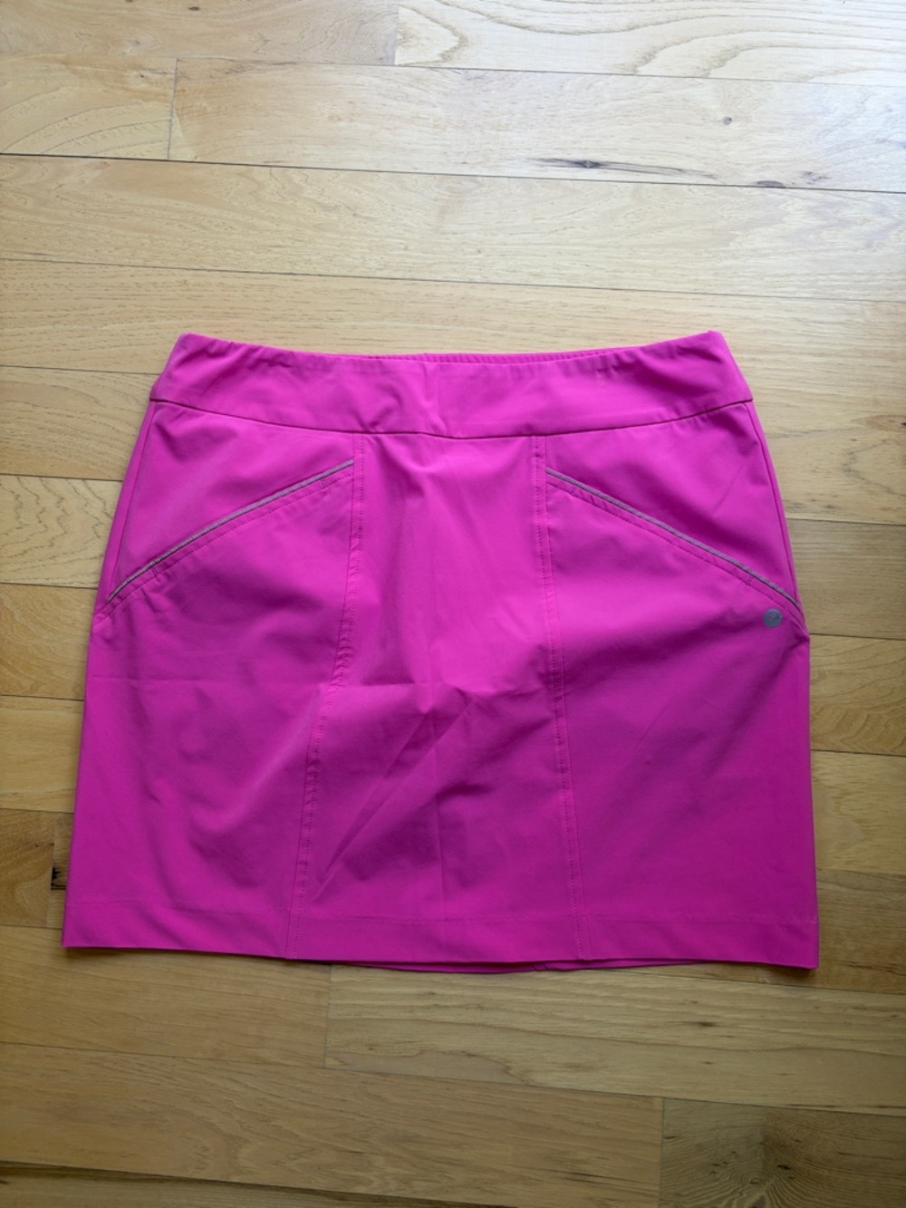Hot Pink Women's Active Skort with Front Pocket Detail